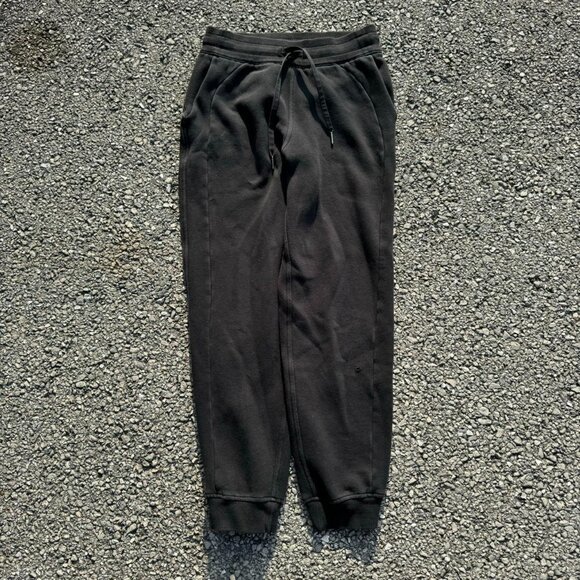 Women's Lululemon Black Cuffed Workout‎ Sweatpants w/ Drawstrings - Picture 1 of 8